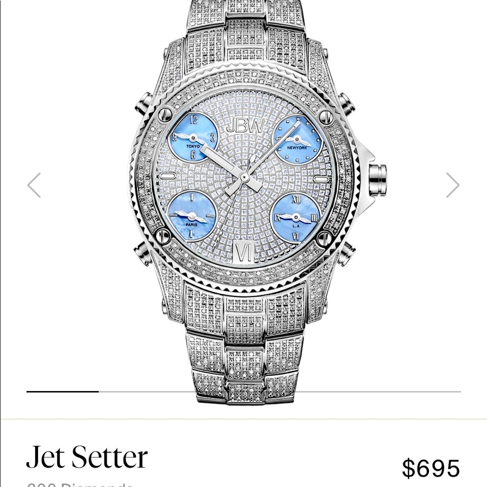 JBW Jet Setter 200 Diamond Luxury Watch